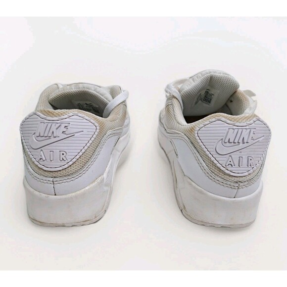 Nike Air Max 90 Men's Size 7.5 Triple White CN8490-100 Sneaker - Picture 7 of 11